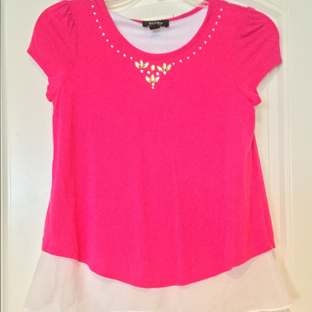 💥 SOLD GIRLS Sz 14 Two-layer cotton and organza